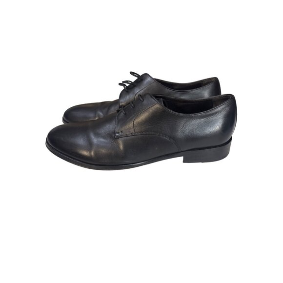 M. Gemi Mens Black Leather Oxford Dress Shoes Size 43‎ (10) main image 6